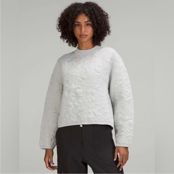 Lululemon Jacquard Multi-Texture Crew Neck Sweater 4 - Picture 1 of 14